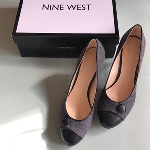 Nine West Black/Gray Heels | Dressy Professional